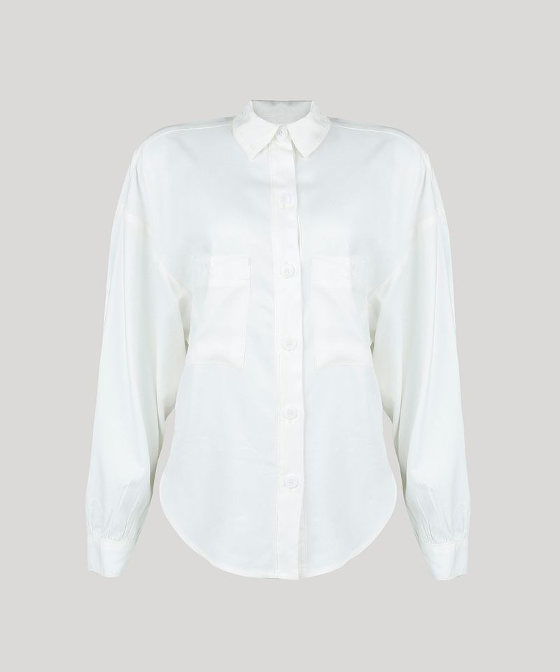 Camisa-Feminina-Mindset-Ampla-com-Bolsos-Manga-Longa-Off-White-9537542-Off_White_5