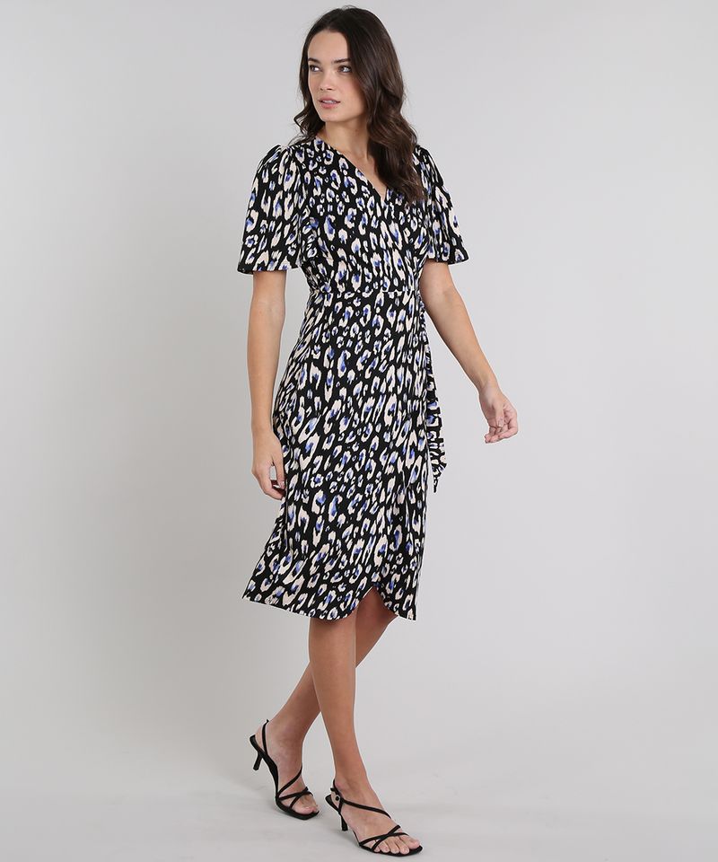 Vestido-Feminino-Mindset-Transpassado-Estampado-Animal-Print-Manga-Curta-Preto-9658974-Preto_3