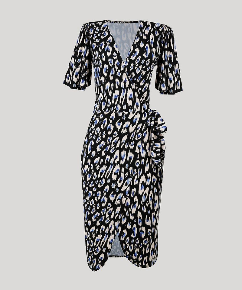 Vestido-Feminino-Mindset-Transpassado-Estampado-Animal-Print-Manga-Curta-Preto-9658974-Preto_5