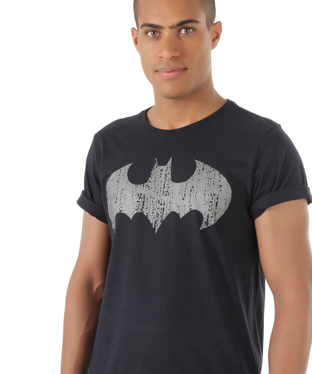 Camiseta Batman Preta - C&A