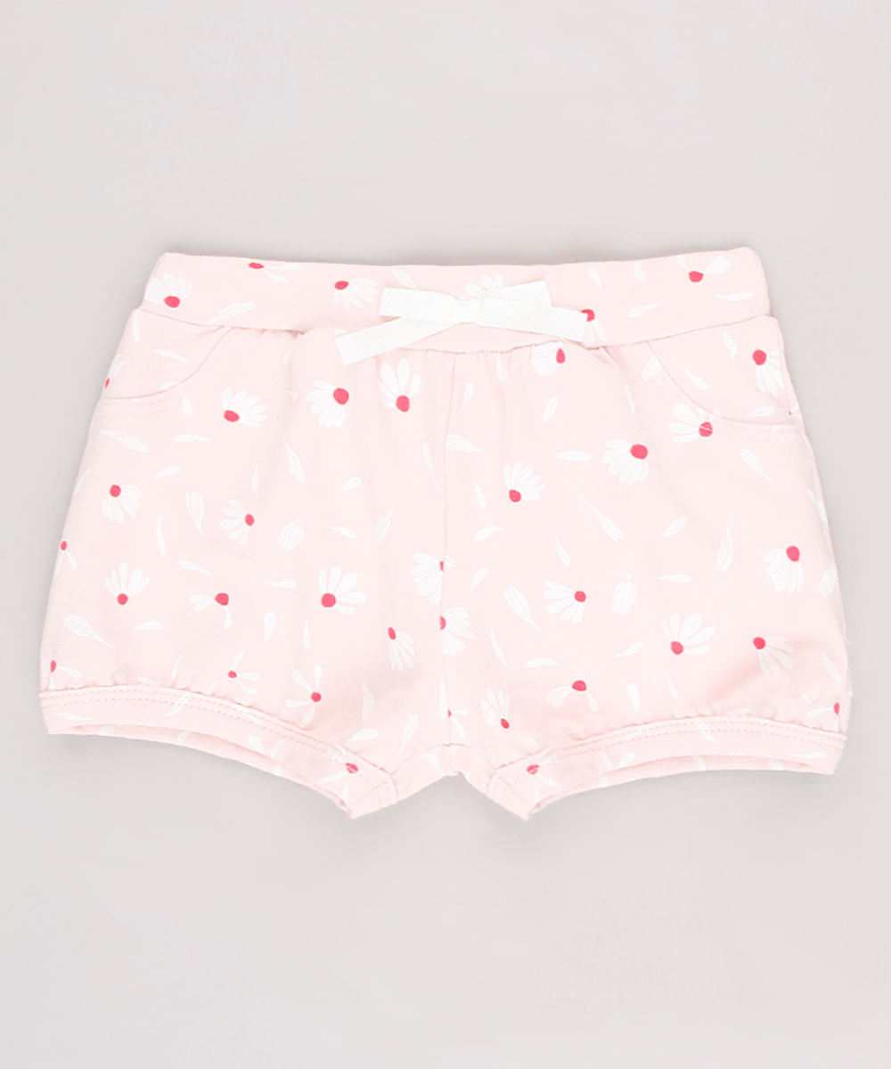 Short-Infantil-Balone-Estampado-Floral-com-Laco-Rosa-Claro-9631451-Rosa_Claro_1