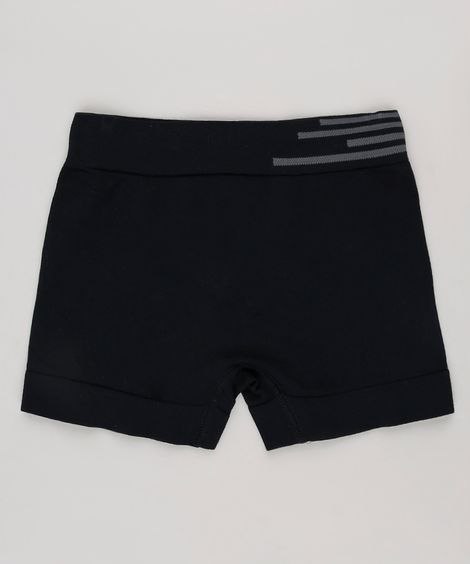 Cueca Infantil Boxer Lupo Preta
