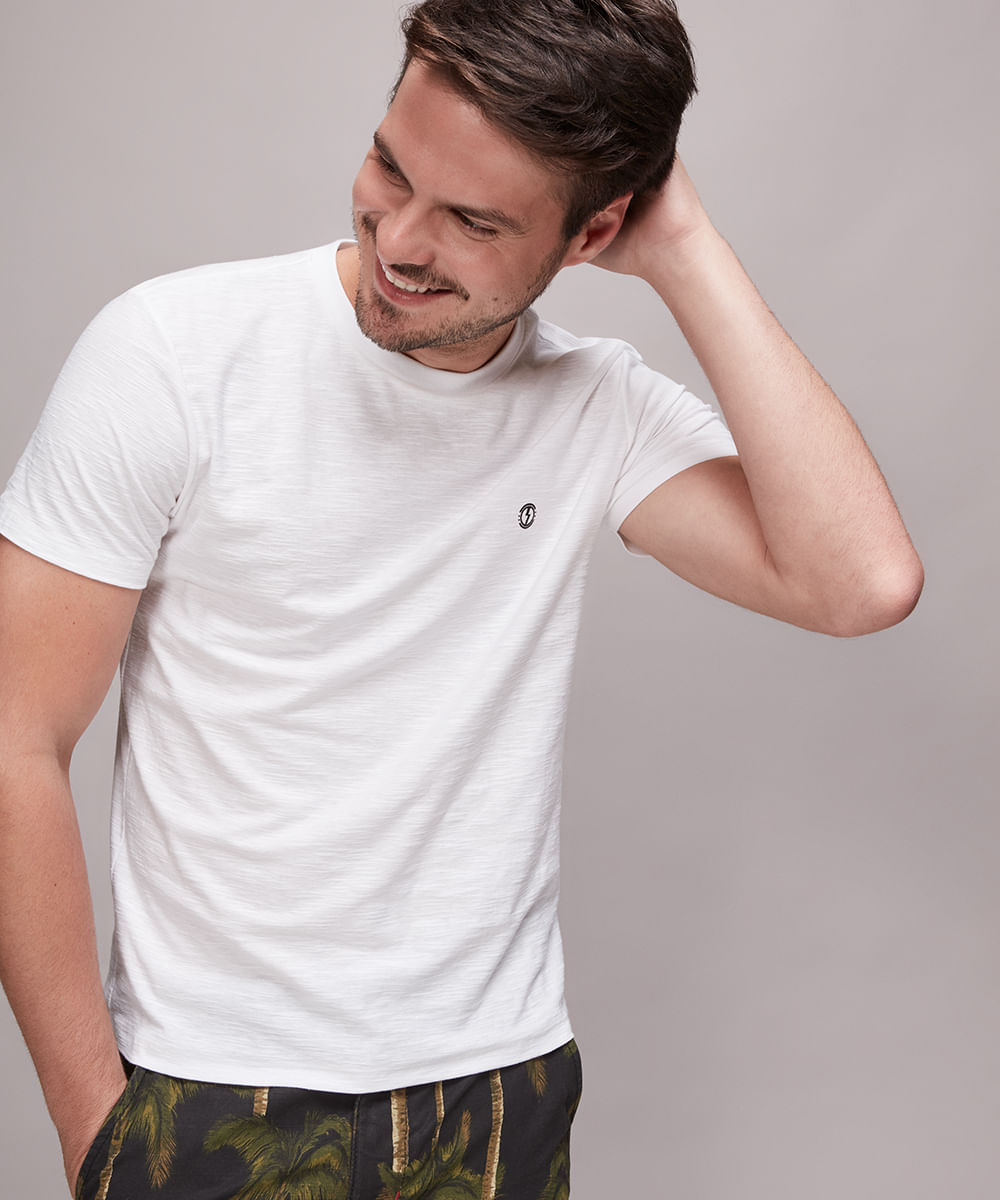 camiseta basica flame