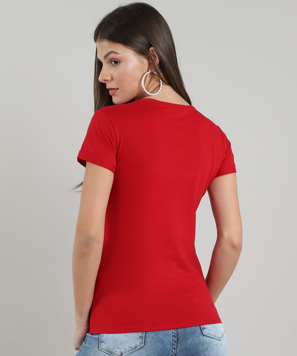 camisa escotada