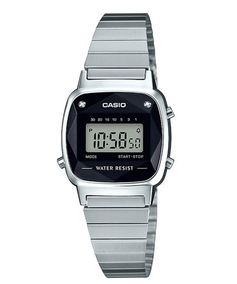 Relógio Digital Casio Unissex LA670WAD1DF Prateado