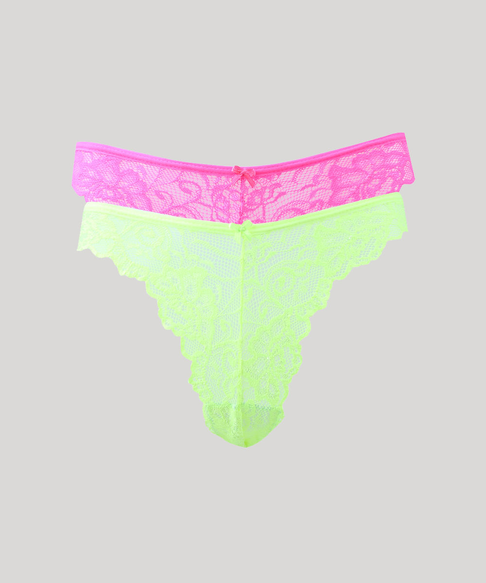 Kit-de-2-Calcinhas-Biquini-em-Renda-Neon-Multicor-9628514-Multicor_1