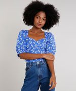 Blusa-Feminina-Mindset-Estampada-Floral-Manga-Bufante-Decote-Princesa-Azul-9722986-Azul_1