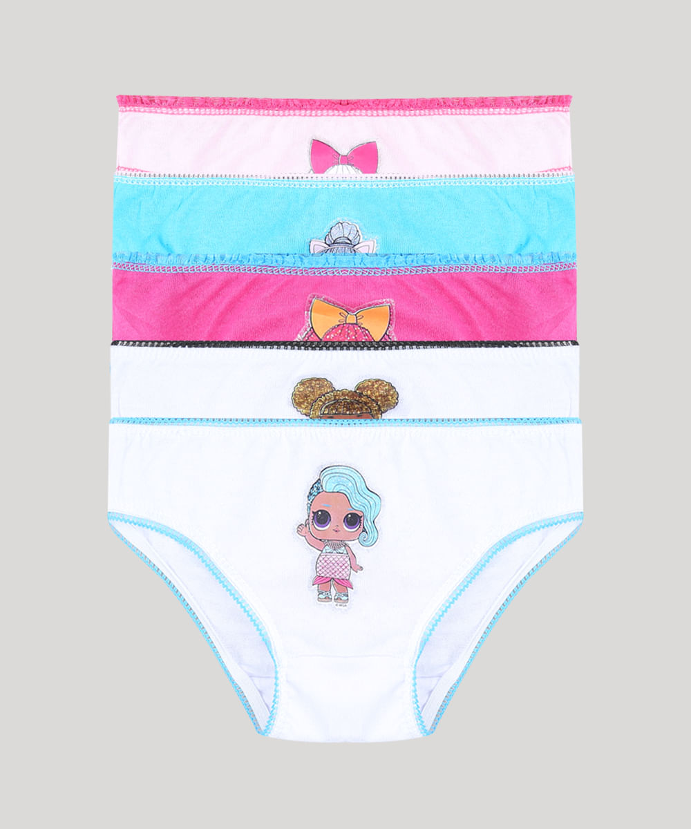 Kit-de-5-Calcinhas-Infantis-LOL-Surprise-Sortidas-Multicor-9450627-Multicor_1