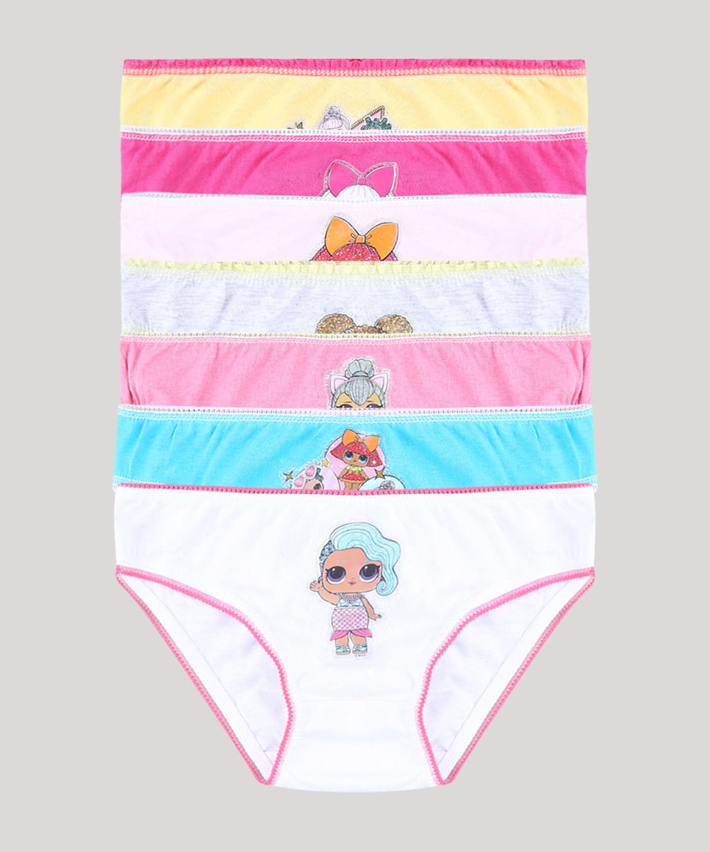 Kit-de-7-Calcinhas-Infantis-LOL-Surprise-Sortidas-Multicor-9450691-Multicor_1