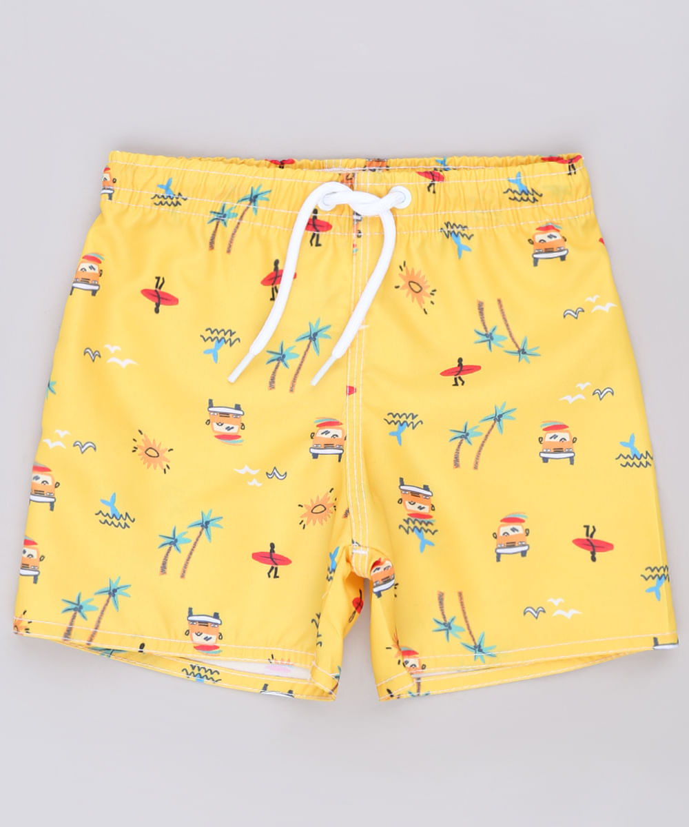 bermuda de praia infantil