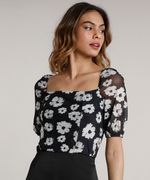 Blusa-Feminina-Mindset-em-Tule-Estampado-Floral-Manga-Bufante-Decote-Reto-Preta-9765204-Preto_1