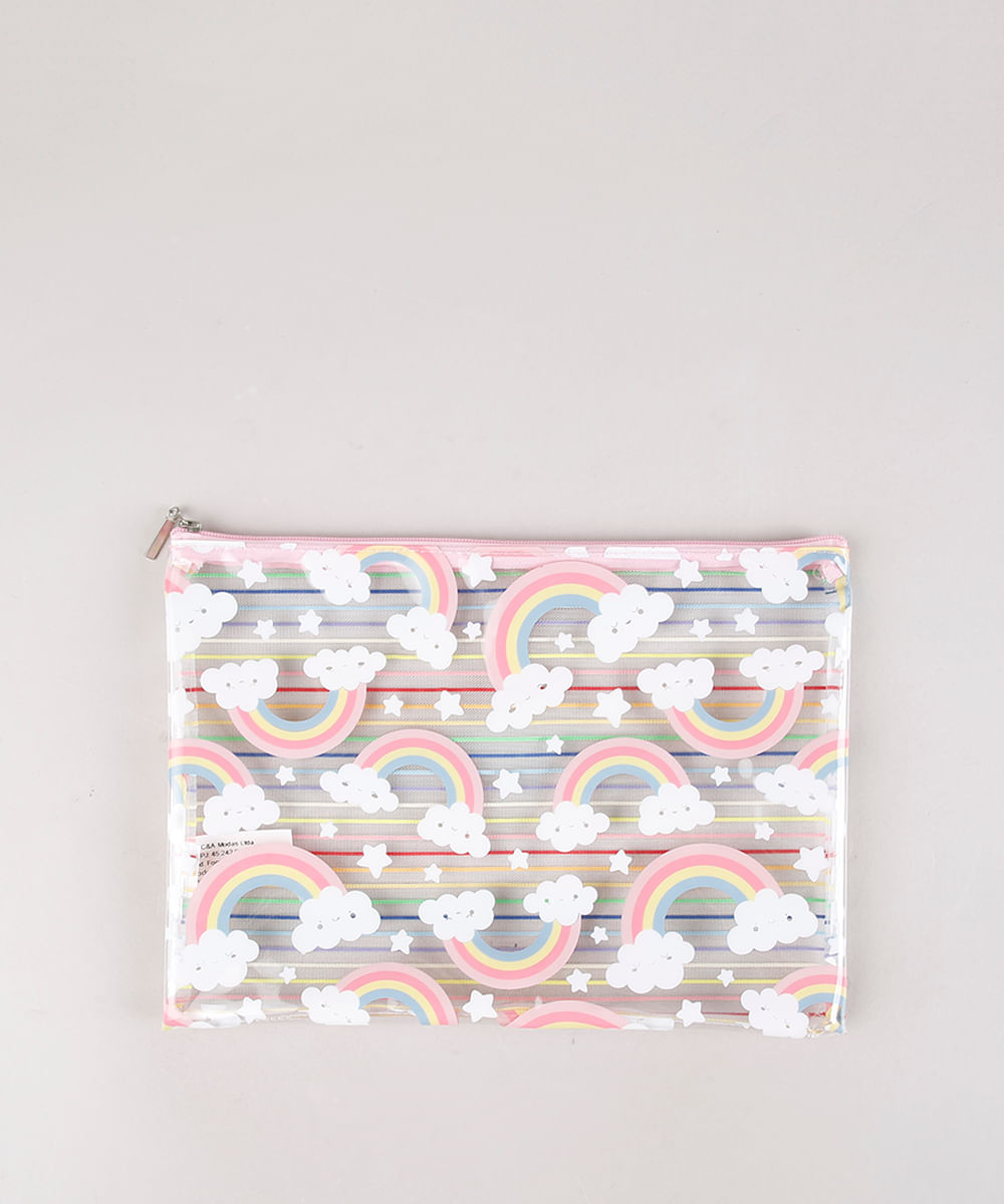 Necessaire-Feminina-Transparente-Listrada-com-Arco-Iris-Rosa-9642866-Rosa_1