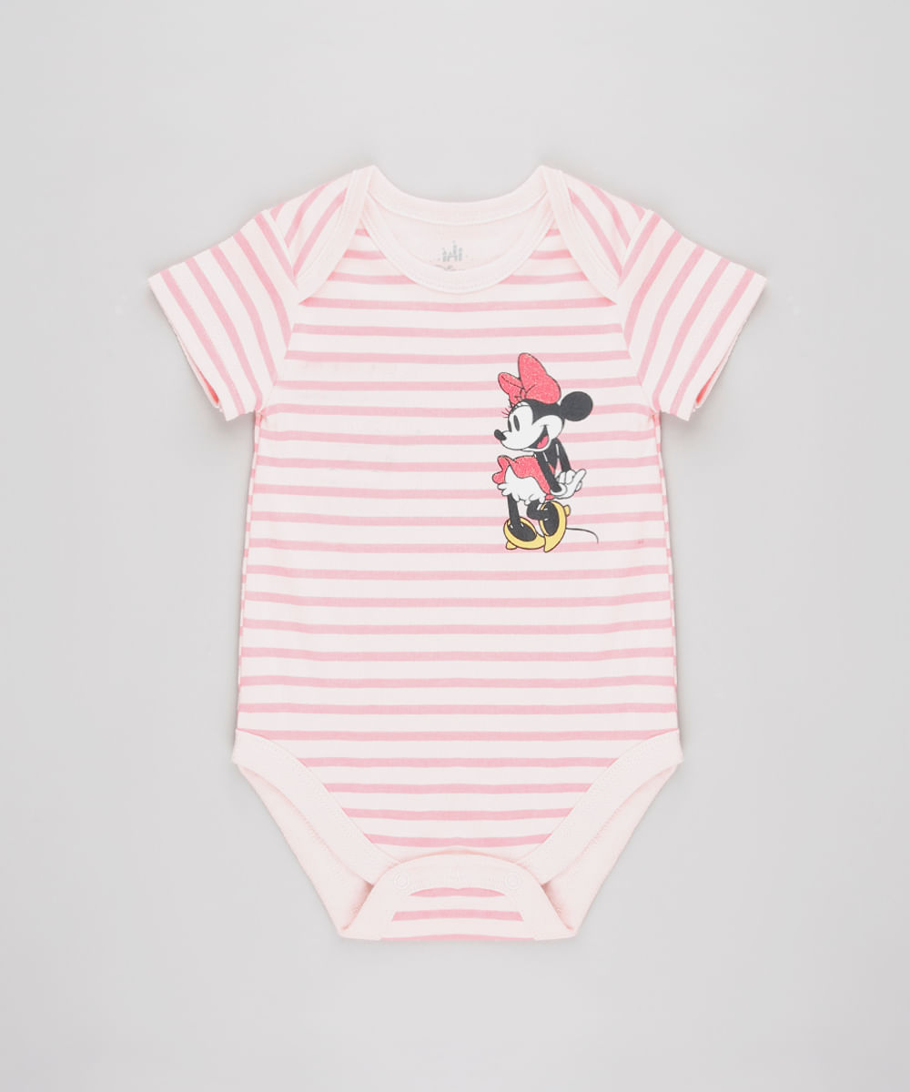 Body-Infantil-Minnie-Listrado-Manga-Curta-Rosa-9584487-Rosa_1