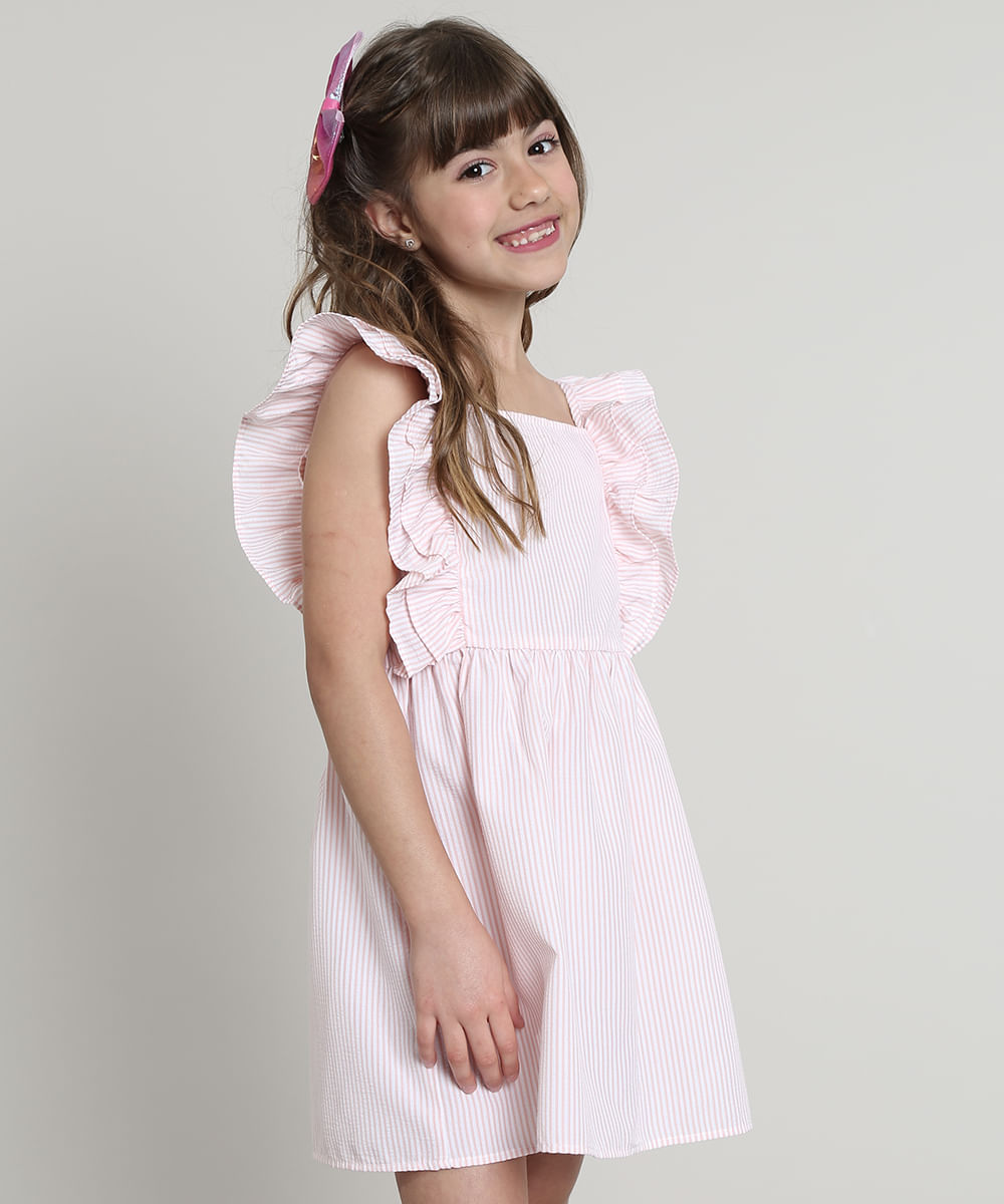 Vestido-Infantil-Listrado-com-Babado-Rosa-9569531-Rosa_1