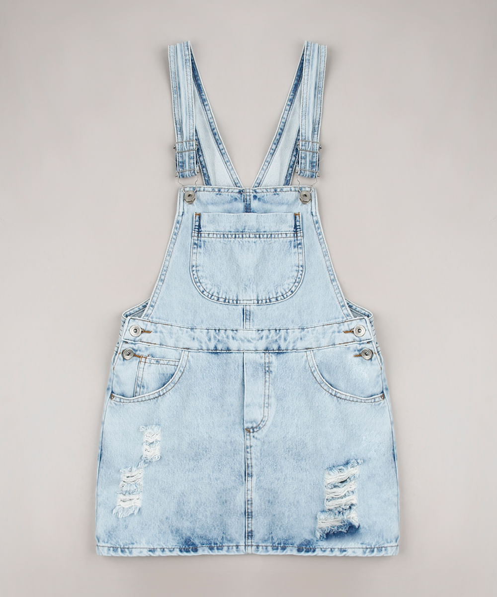 Salopete-Jeans-Infantil-com-Rasgos-Azul-Claro-9654490-Azul_Claro_1