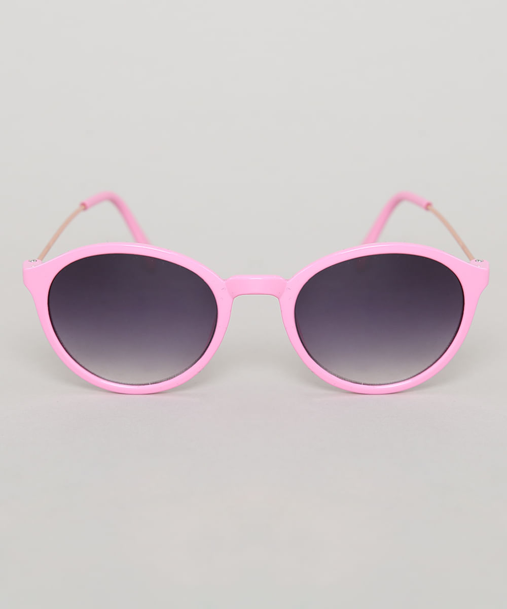Oculos-de-Sol-Redondo-Infantil-Oneself-Rosa-9789499-Rosa_1