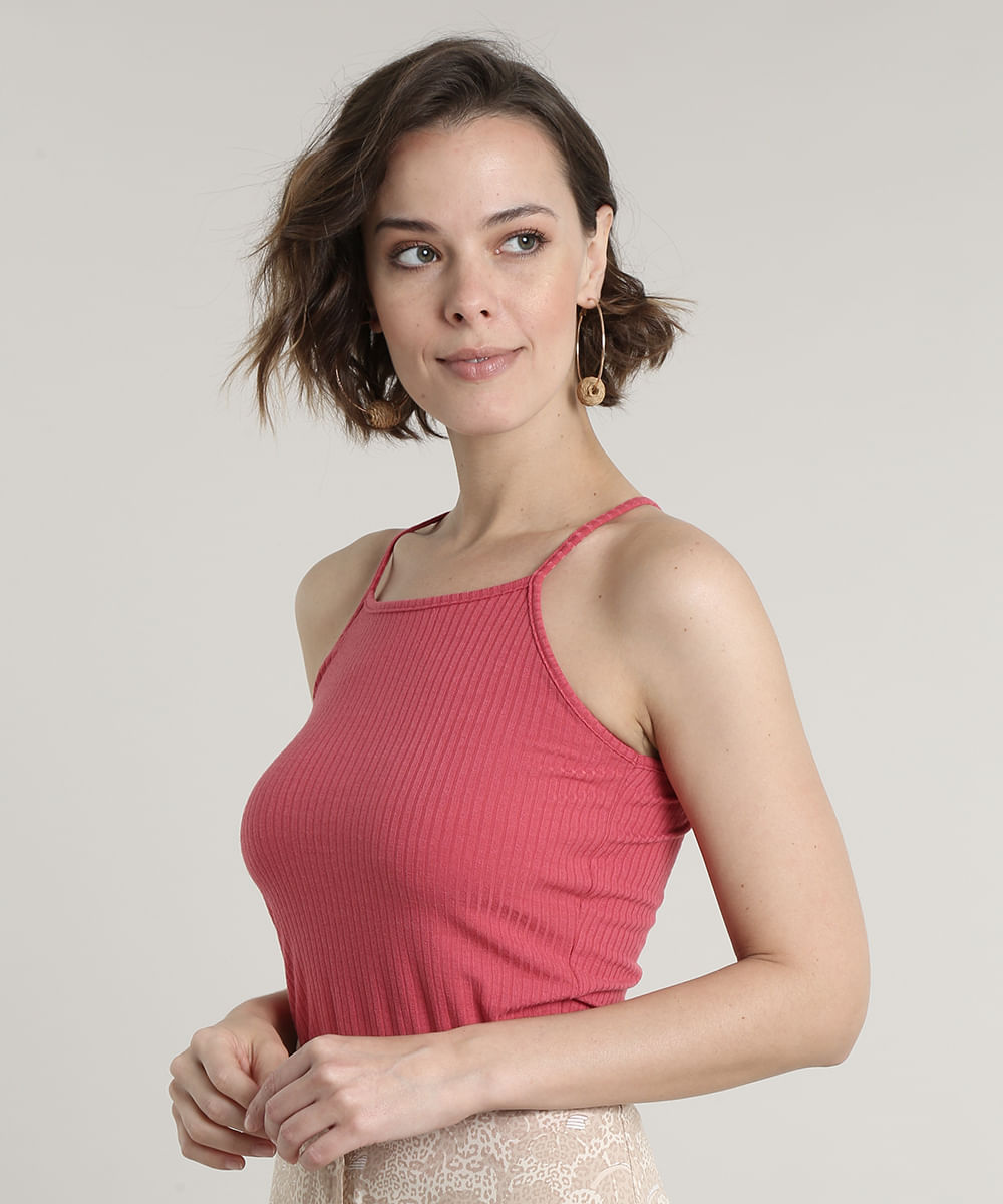 Regata-Feminina-Cropped-Halter-Neck-Canelada-Rosa-Escuro-9624702-Rosa_Escuro_1