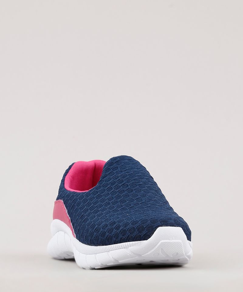 Tenis-Infantil-Esportivo-Running-com-Recortes-Azul-Marinho-9763409-Azul_Marinho_2