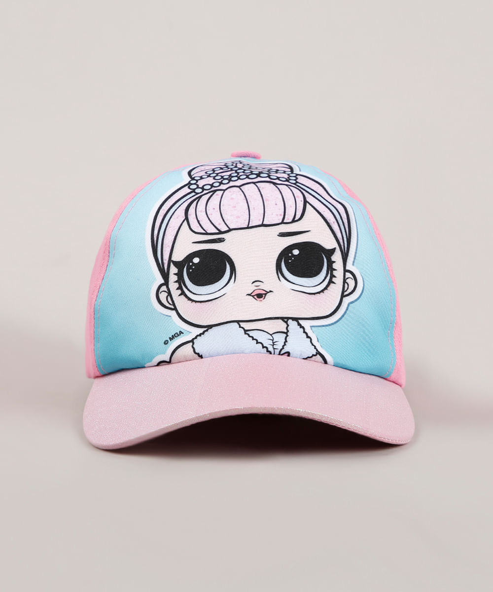 Bone-Infantil-Aba-Curva-LOL-Surprise-com-Lurex-Rosa-9669061-Rosa_1