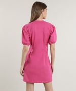 Vestido-Feminino-Mindset-Curto-com-Botoes-Manga-Bufante-Pink-9823105-Pink_2