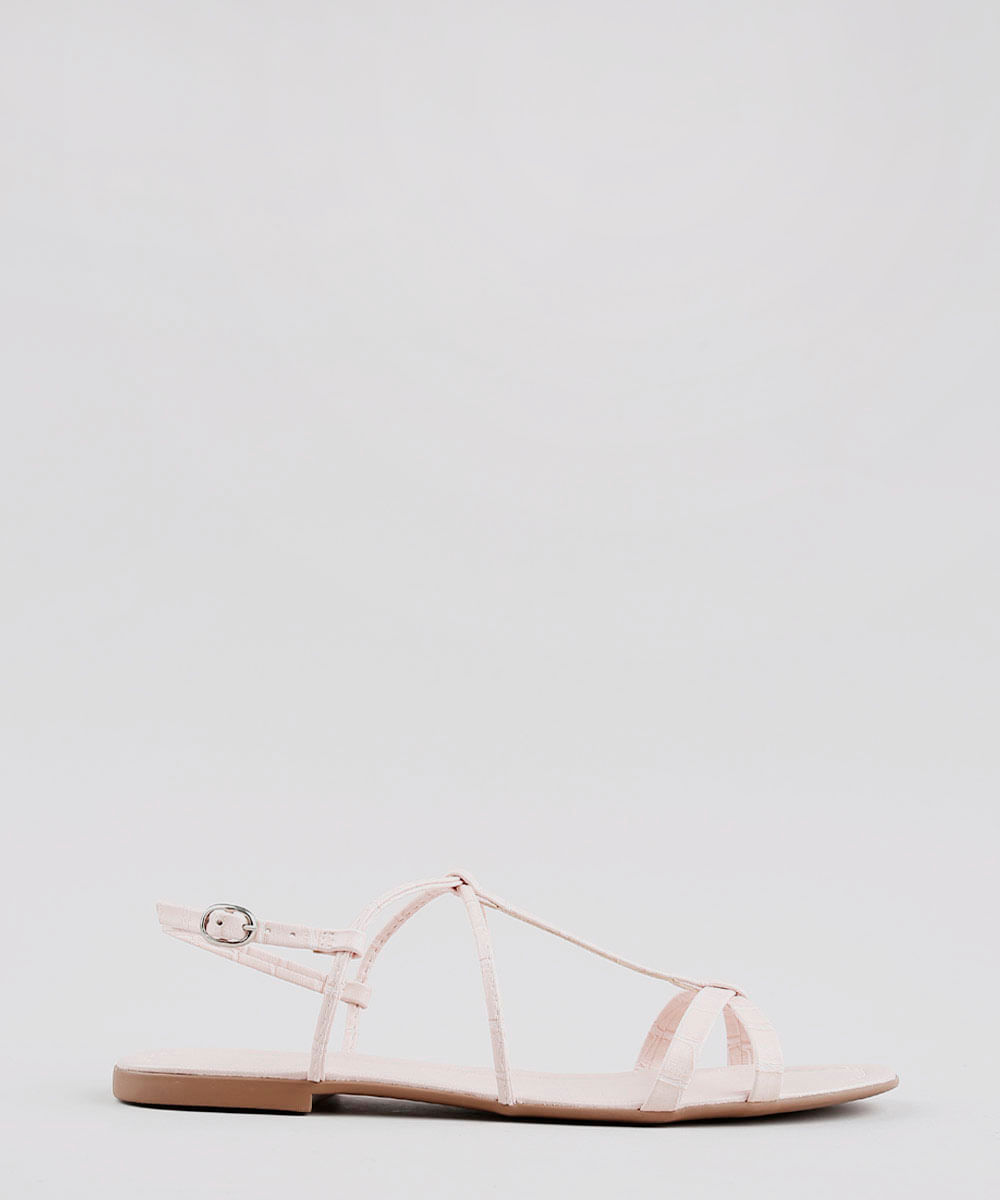 Rasteira-Feminina-Oneself-com-Textura-Croco-Rosa-Claro-9684346-Rosa_Claro_1