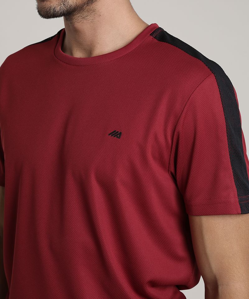 Camiseta-Masculina-Esportiva-Ace-com-Tela-Manga-Curta-Gola-Careca ...