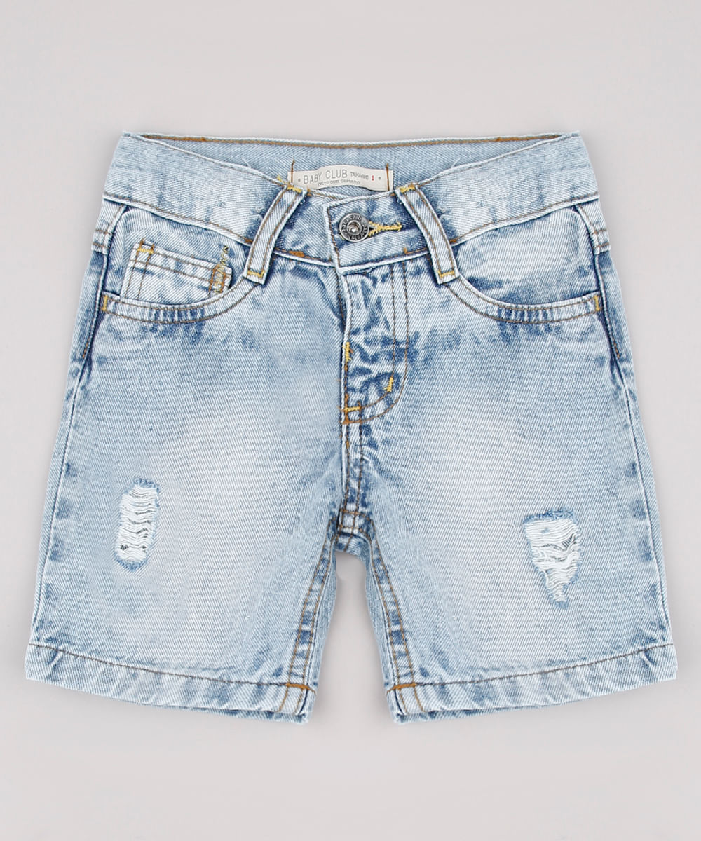 Bermuda-Jeans-Infantil-com-Rasgos-Azul-Claro-9760444-Azul_Claro_1