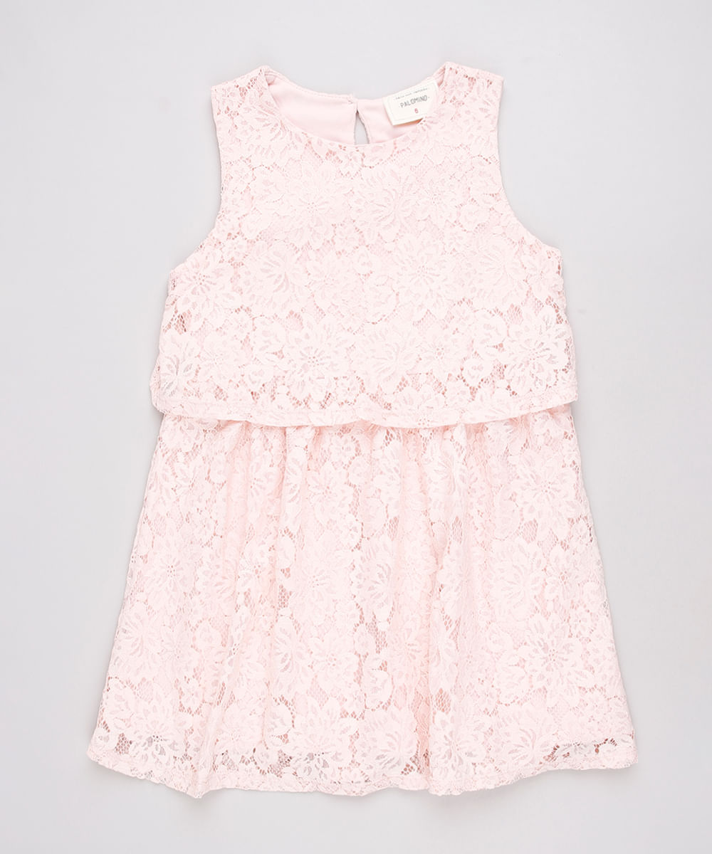 Vestido-Infantil-em-Renda-com-Recorte-Sem-Manga-Rosa-9584038-Rosa_1