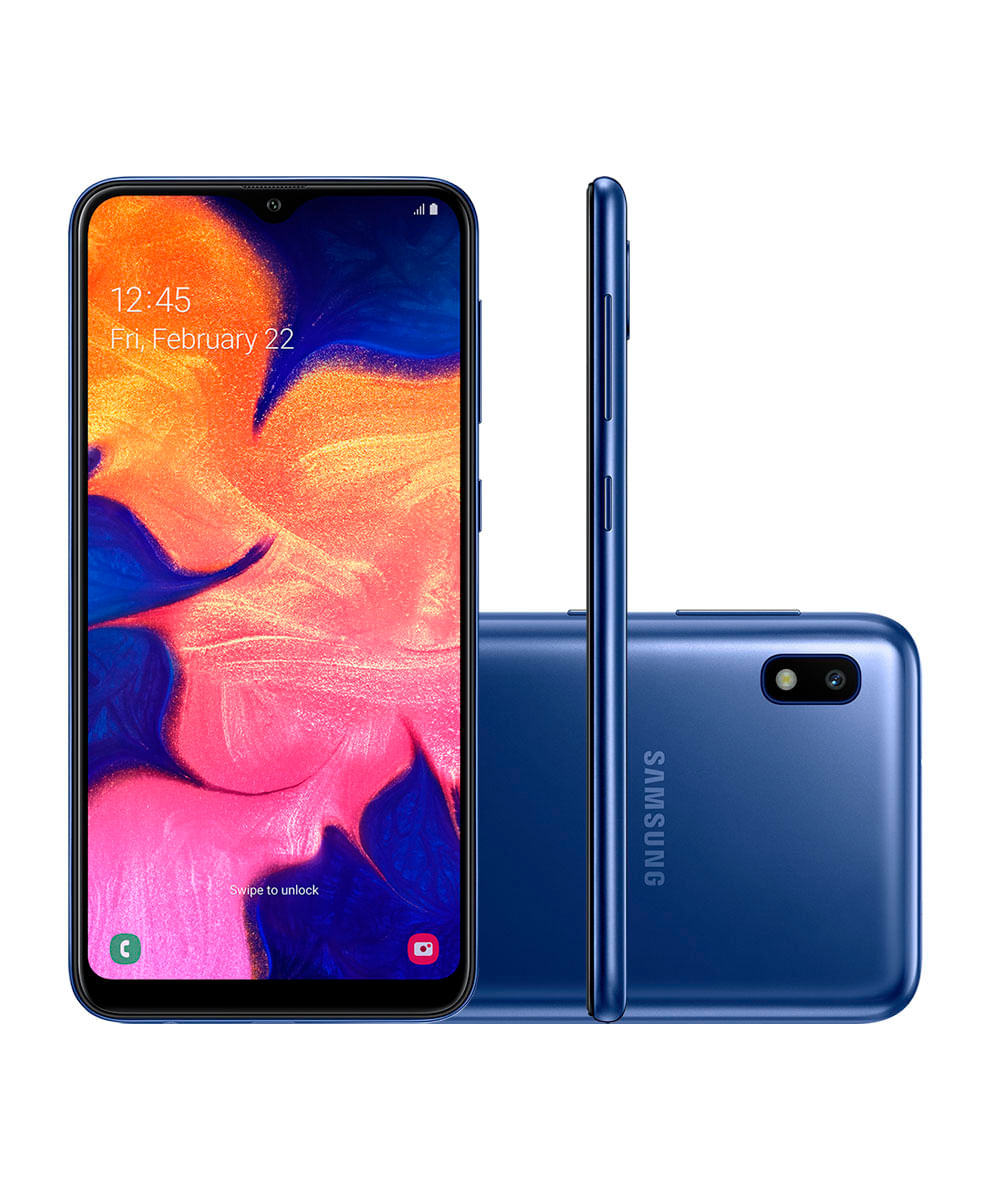 samsung a 10 s blue colour