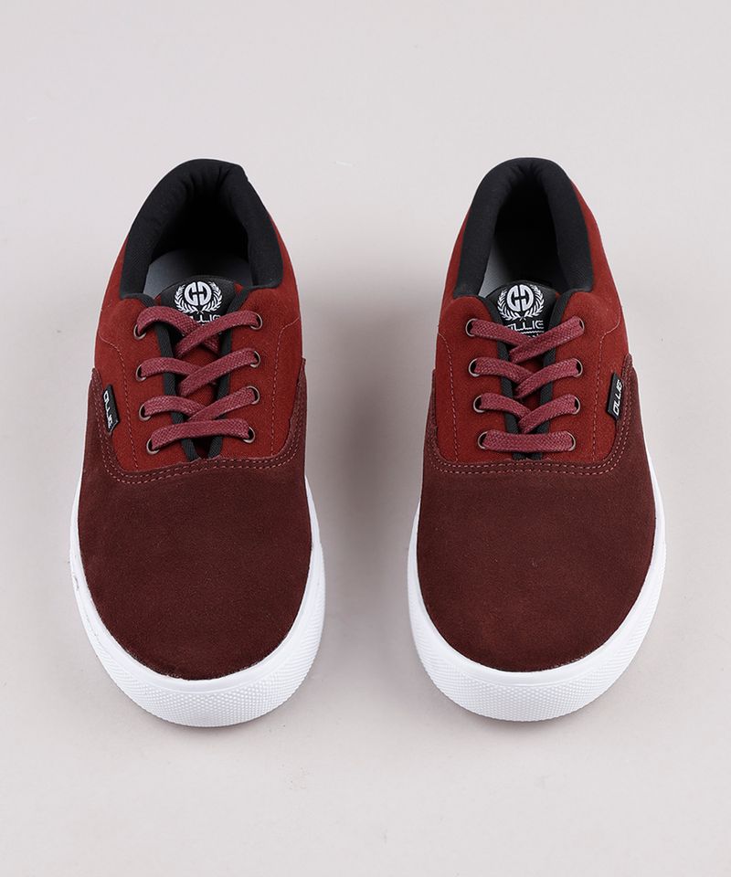 Tenis-Masculino-Ollie-com-Recorte-em-Suede-Vinho-9812258-Vinho_4