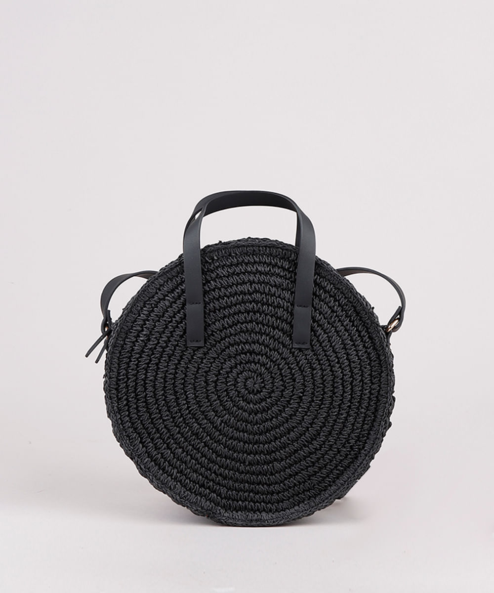 h&m rattan bolsa