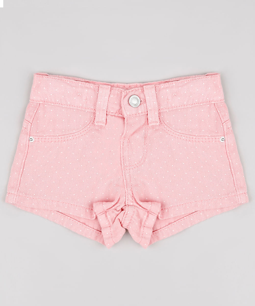 Short-de-Sarja-Infantil-Estampado-de-Poa-Rosa-9727894-Rosa_1