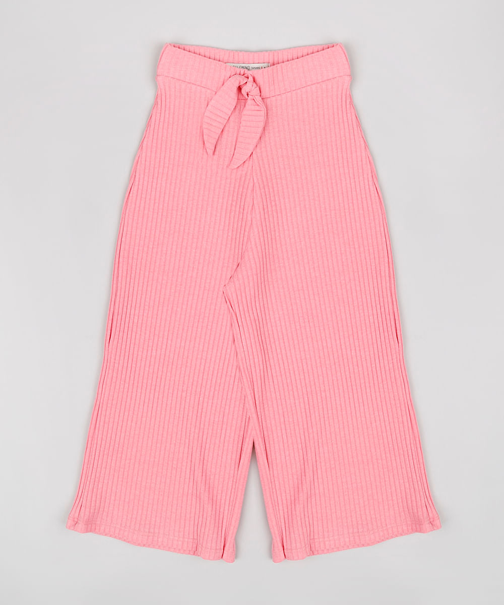 Calca-Infantil-Pantacourt-Canelada-com-Amarracao-Rosa-9748612-Rosa_1
