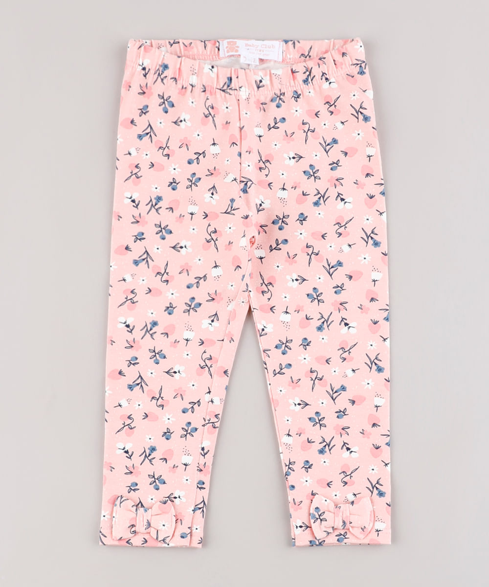 Calca-Legging-Infantil-Estampada-Floral-com-Laco-Rosa-9890050-Rosa_1
