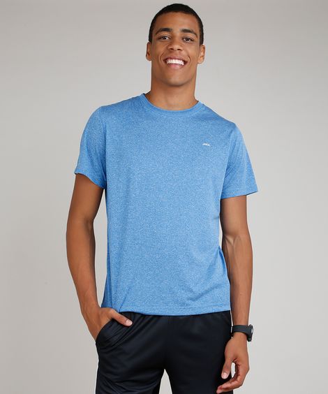 camiseta esportiva basic fry azul