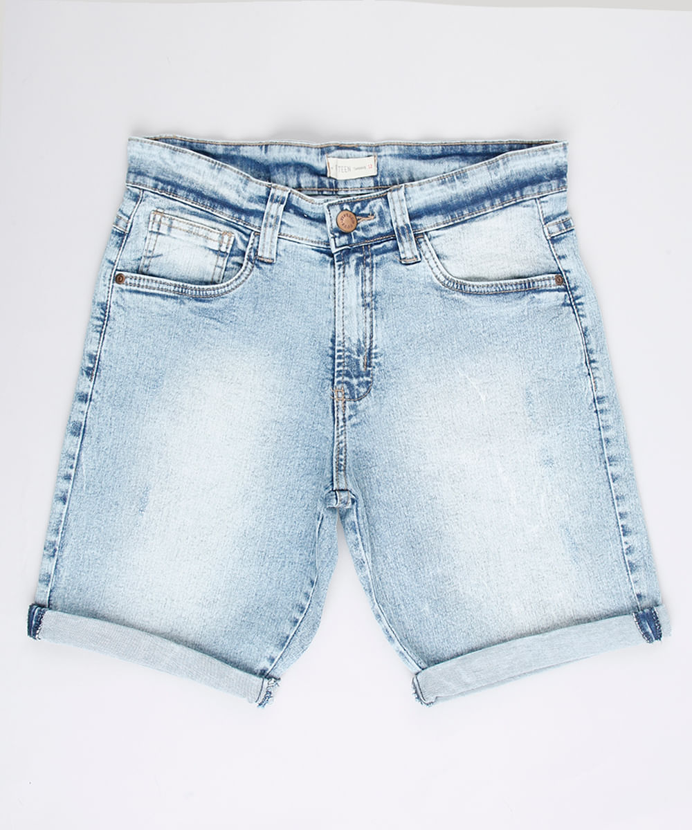 Bermuda-Jeans-Infantil-Reta-com-Rasgos-Azul-Claro-9761845-Azul_Claro_1