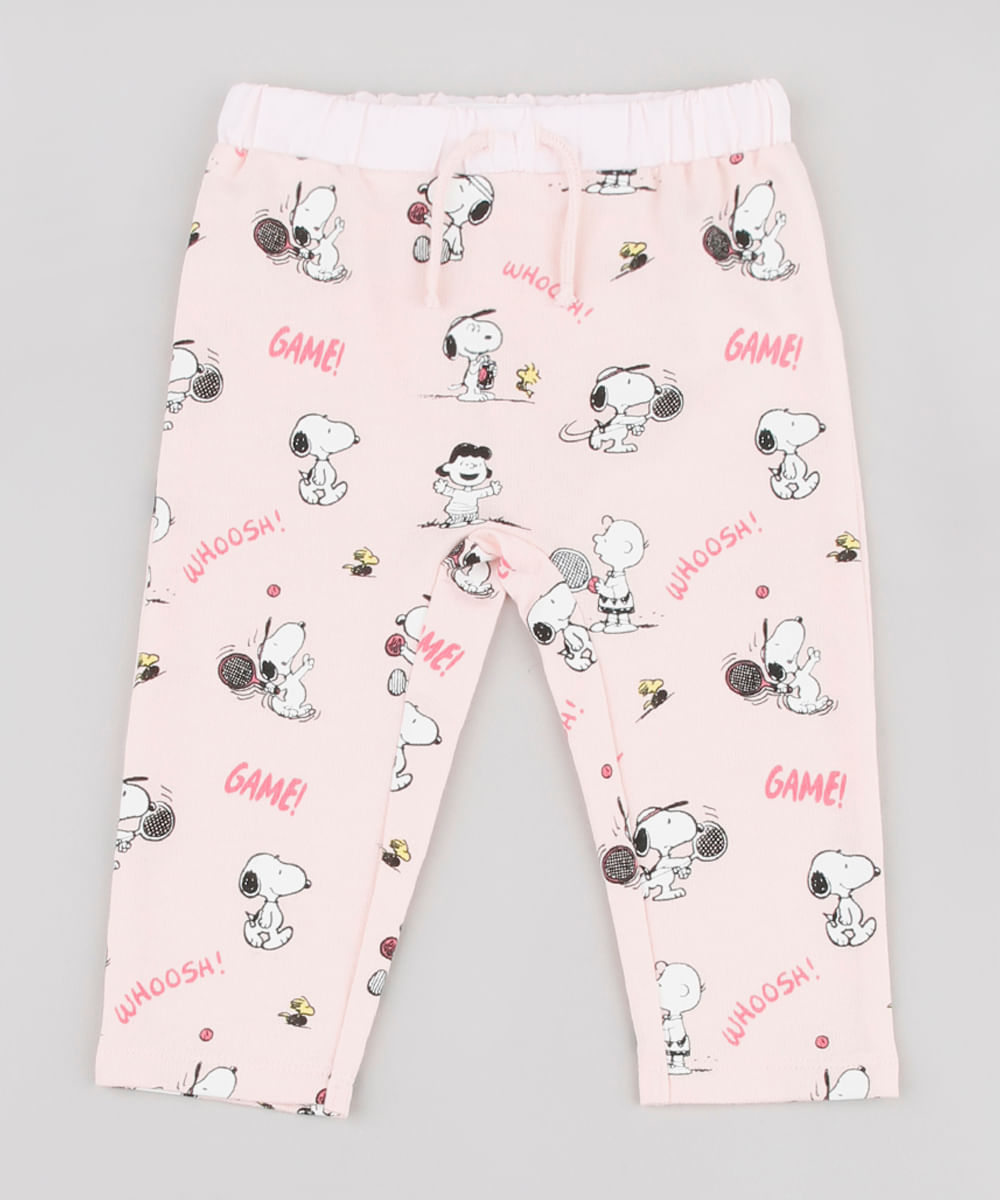 Calca-Infantil-Snoopy-Estampada-Rosa-Claro-9723438-Rosa_Claro_1