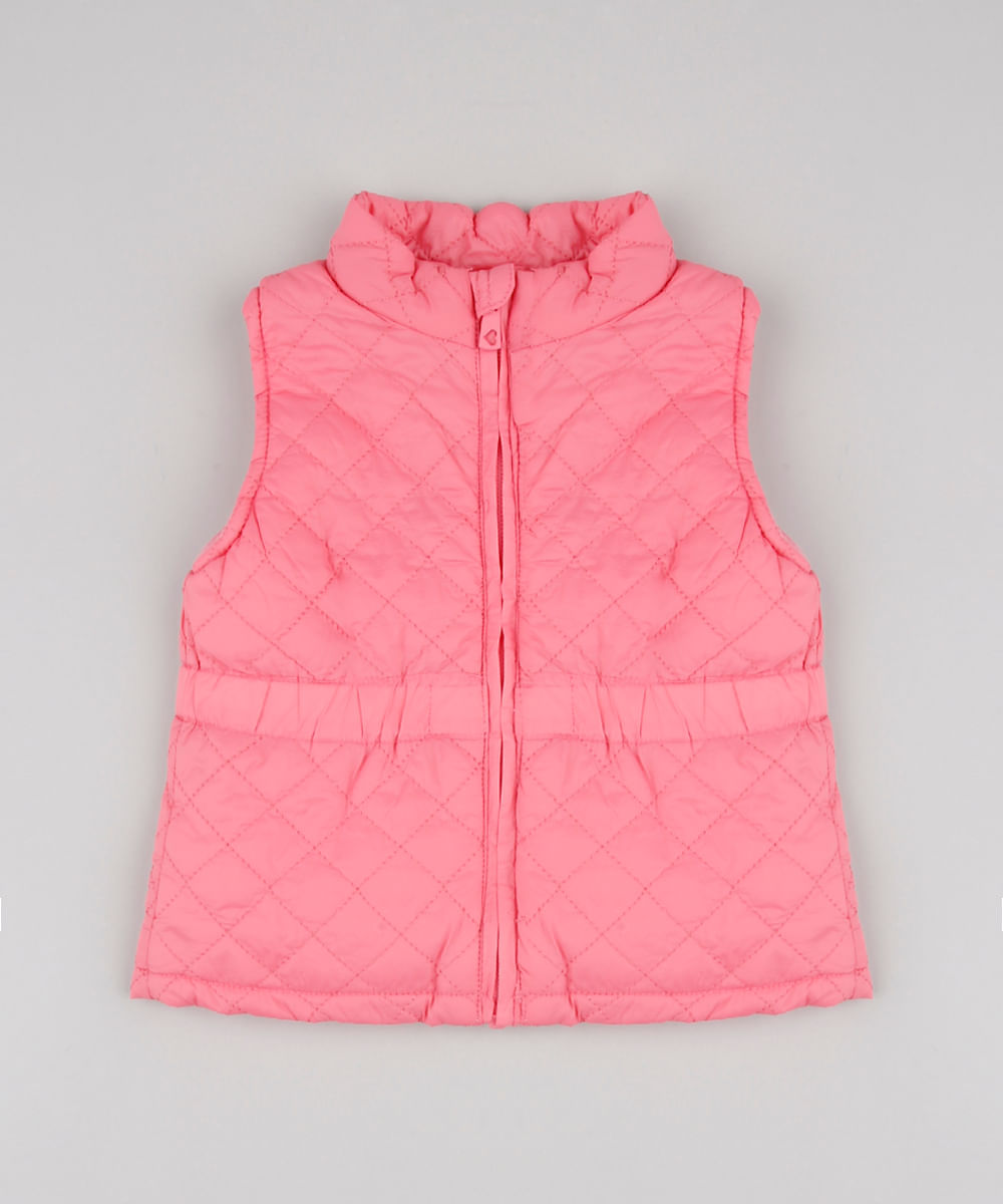 Colete-Infantil-Puffer-Matelasse-Rosa-9783175-Rosa_1