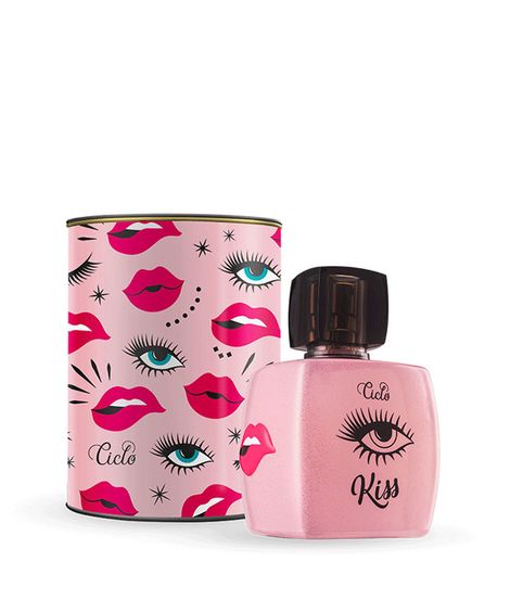 Kiss Lata Ciclo Cosméticos Perfume Feminino Deo Colônia 100ml