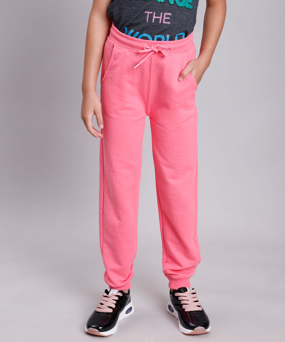 Calca-Infantil-Basica-em-Moletom-com-Bolsos-Rosa-9723652-Rosa_1