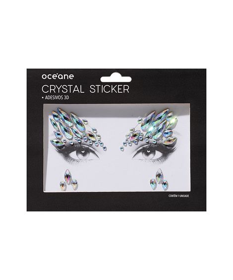 CRYSTAL STICKER - ADESIVO 3D CS1  ÚNICO