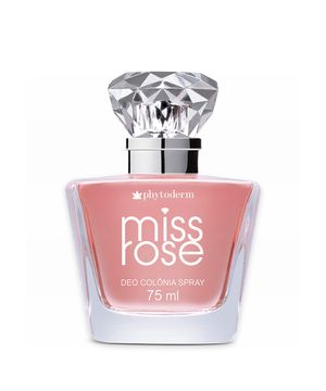 perfume phytoderm miss rose feminino deo colônia 75ml