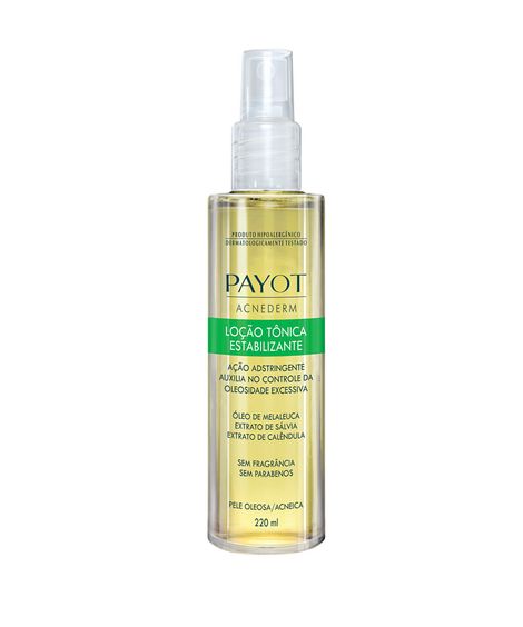 loção tônica facial estabilizante payot acnederm 220ml