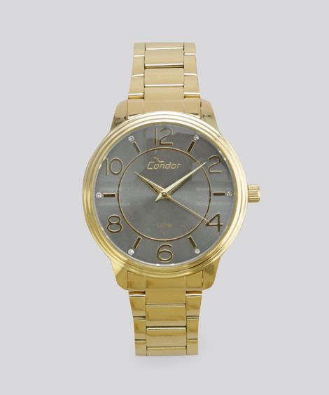 Relógio Analógico Condor Feminino - CO2035KRH4C Dourado