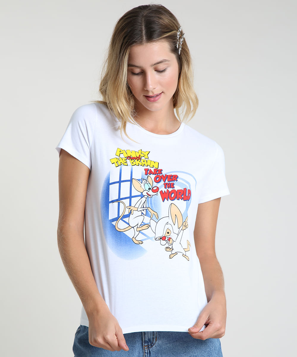 blusa pink e cerebro