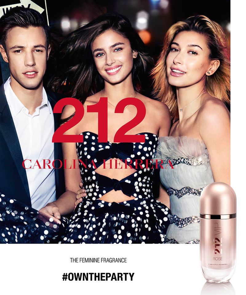 Perfume 212 Vip Rose Carolina Herrera Arte com Modelos