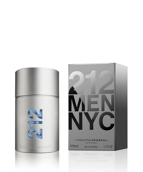 perfume carolina herrera 212 men masculino eau de toilette 50ml Único