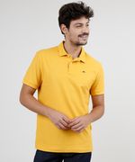 Polo-Masculina-Basica-Comfort-em-Piquet-Manga-Curta-Mostarda-9449829-Mostarda_1