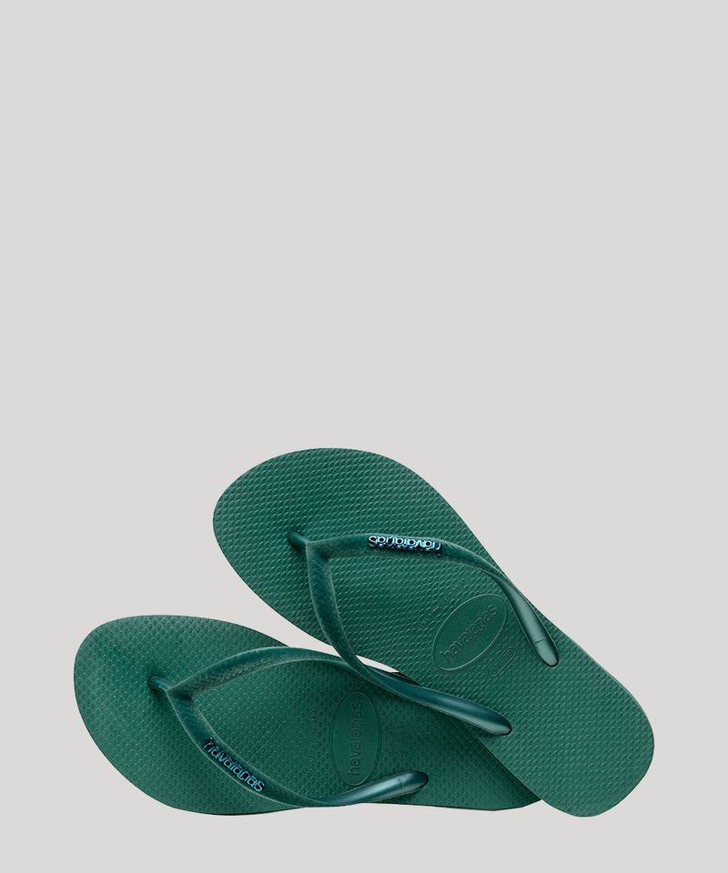 havaianas dark green
