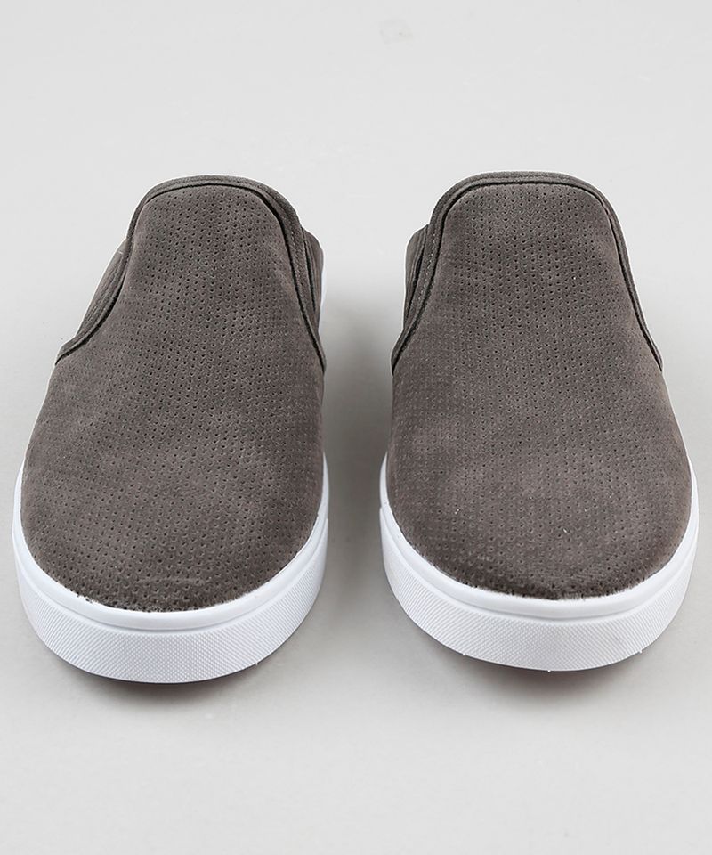 Tenis-Slip-On-Mule-Masculino-Oneself-com-Micro-Furos-Cinza-9939394-Cinza_5